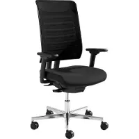 Schäfer Shop Bureaustoel SSI Proline Premium P2+ - 3D-synchroon mechanisme - mesh - met armleuningen - zwart -