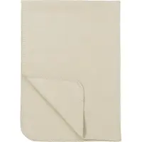 Meyco Baby Uni wiegdeken - geweven - sand - 75x100cm - 1.0 TOG