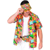 Widmann 80s Shirt Funky Festival Multicolour