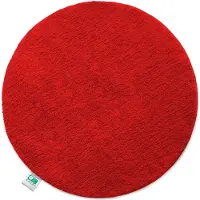 Casa Pura Badmat SKY - Badmat in Vierkant & Rond - Antisliprug - Bessenrood - Rond - 120 cm
