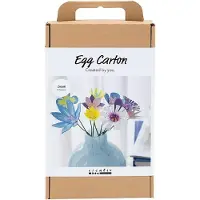 Creativ Company Hobbyset Bloemen van Eierdozen Pastelkleuren