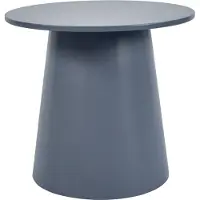 En.casa Salontafel 'Nyd', rond, MDF, 40 x Ø44 cm, grijsblauw
