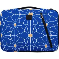 Exacompta laptophoes Sleeve 13-14 inch Flower, gewatteerd, hoekbescherming, uitschuifbaar handvat, voorvak, gerecycled