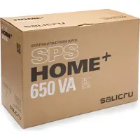 Salicru SPS 650 HOME+, lijninteractieve UPS, 0,65 kVA, 360 W, pseudo-sinusgolf, 162 V, 290 V