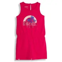 4PRESIDENT playsuit fuchsia Roze Meisjes Stretchkatoen Ronde hals Printopdruk - maat 140