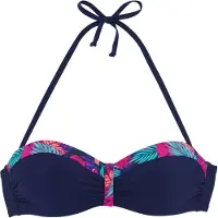 LASCANA Bikinitop navy / turquoise / donkerblauw / donkerroze