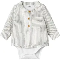 Name it Gestreepte Romper Overhemd 74 EU Jongens