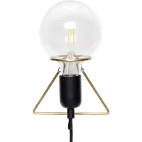 Hubsch Wandlampe , Zwart, Woonkamer, Messing