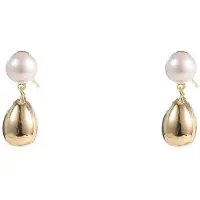 Go Dutch Label Oorknoppen Pearl Drop Goud