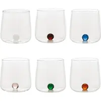 Zafferano Bilia Water glazen - Mixed - 6 Stuks