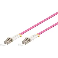 WP WPC-FP4-5LCLC-010 Glasvezel kabel 1 m OM4 LC Violet