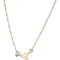 Go Dutch Label Collier Heart Wave Goud