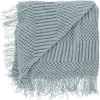 Unique living plaid palma beach blue -130x160cm