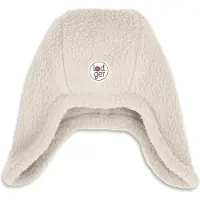 Lodger - Fleece muts teddy baby - winter - creme - maat 3-6 maanden - fleece