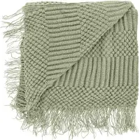 Unique living plaid palma tea green -130x160cm