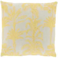 Unique living sierkussen tilly lemon yellow -45x45cm