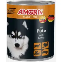 Amora Hondenvoer 6x800g - Kalkoen