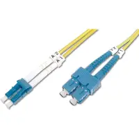 Wp Europe WPC-FP0-9LCSC-010 Glasvezel kabel 1 m OS2 LC SC Geel