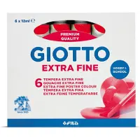 Giotto 352008 temperaverf 12 ml Koker Rood