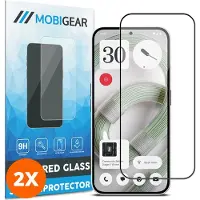 Mobigear Screenprotector geschikt voor Nothing Phone (2a) Plus Glazen | Premium Screenprotector - Case Friendly (2-Pack)