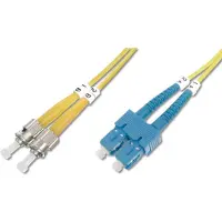 WP WPC-FP0-9STSC-020 Glasvezel kabel 2 m OS2 ST SC Geel