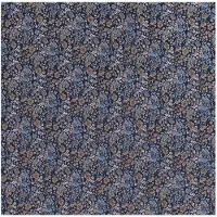 Tresanti | EMILE | Zijden pochet bloemen | Blauw