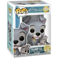 Funko POP! Susi & Strolch Tramp with Puppy vinylfiguur 1554 Unisex Pop! - meerkleurig - Standard