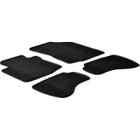GledRing Rubbermatten Citroen C1 / Peugeot 107 / Toyota Aygo 2010- (T profiel 4-delig + montageclips) voor o.a. CITROEN, PEUGEOT, TOYOTA