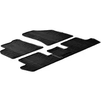GledRing Rubbermatten Peugeot 3008/5008 2009- (T profiel 5-delig + montageclips) voor o.a. PEUGEOT