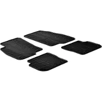 GledRing Rubbermatten Fiat Punto Evo 2009-2014 (T profiel 4-delig + montageclips) voor o.a. FIAT