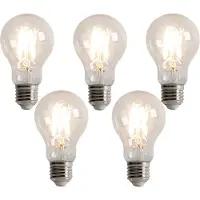 LUEDD Set van 5 E27 3-staps dimbare LED lamp A60 5W 500 lm 2700K