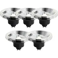 LUEDD Set van 5 GU10 3-Staps Dimbare LED Lamp 111mm 10.5W 770lm 4000K
