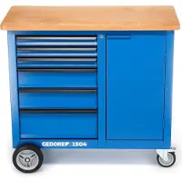 Gedore 1814958 Verrijdbare werkbank (b x h x d) 1100 x 985 x 550 mm Blauw