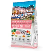 Arquivet Verse Zalm Met Halfvochtig Kalkoenhondenvoer 5 Kg