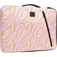 Exacompta laptophoes Sleeve 15-16 inch Nude, gewatteerd met hoekbescherming, uitschuifbaar handvat, 58% gerecycled