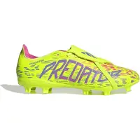 Adidas Predator League FT Gras / Kunstgras Voetbalschoenen (MG) Neongeel Blauw Roze