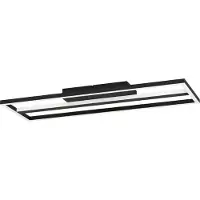 Eglo connect.z Calagrano-Z Smart Plafondlamp - 64 cm - Zwart/Wit - Instelbaar RGB & wit licht - Dimbaar - Zigbee