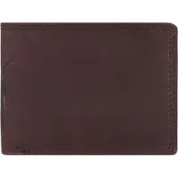 Jack kinsky Monterey 104 Portemonnee RFID-bescherming Leer 10.5 cm - Jongens - Horizontaal - mokka