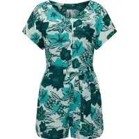 Ragwear Jumpsuit 'Salwin' turquoise / pastelblauw / spar / donkergroen