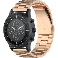 Garmin Vivoactive / Vivomove kralen stalen schakel band - rose goud