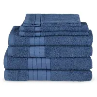 Good Morning Badgoedset 100% katoen - denim - 8 delig