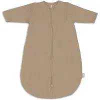 Jollein Baby Slaapzak Zomer Met Afritsbare Mouw 110cm - Rond - Ajour Biscuit - Zomerslaapzak
