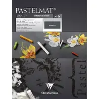 Clairefontaine Pastelmat Kunstenaarsblok Anthracite 18 x 24 cm
