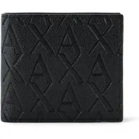 Armani Exchange Portemonnee 'LIAM' zwart