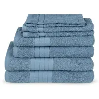 Good Morning Badgoedset 100% katoen - blue - 8 delig