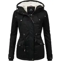 MARIKOO Winterparka 'Manolya' zwart