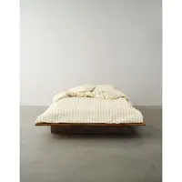 Marc O'Polo Dekbedovertrek Steffe Wood Tan Percal-140 x 200 / 220 cm | 1-Persoons
