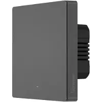 Sonoff M5-1C-86, Slimme schakelaar, met bedrading, polycarbonaat (PC), mat, zwart, voor wandmontage