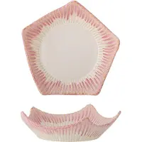 Bloomingville Floral schaal roze - 82062600