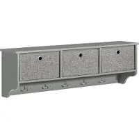 SoBuy Kapstok Wandplank FRG282-HG Grijs